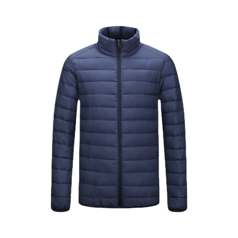 2021 new padded jacket men stand-up collar lightweight short padded jacket men's winter jacket casual padded jacket winter men's