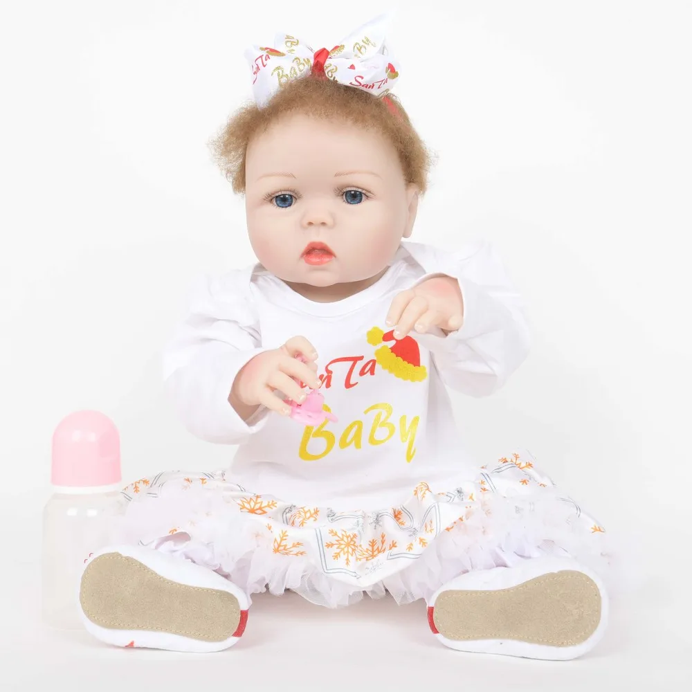 Реалистичные Силиконовые Bebe Reborn Baby для подарки на день рождения ребенка