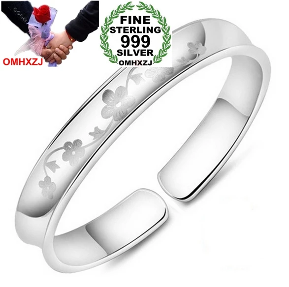 Подарочные браслеты OMH с регулируемой застежкой в форме цветка сливы kpop star 999 SZ01 -