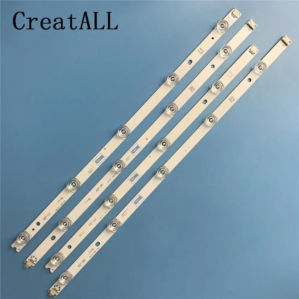 Светодиодный Подсветка полосы для LG 4" ТВ V14 тонкий DRT Rev0.6 6916L 1682A 1684A 1683B 1685B LC420DUH LG42LB673 42LY970H 42LB700V 42LB671V
