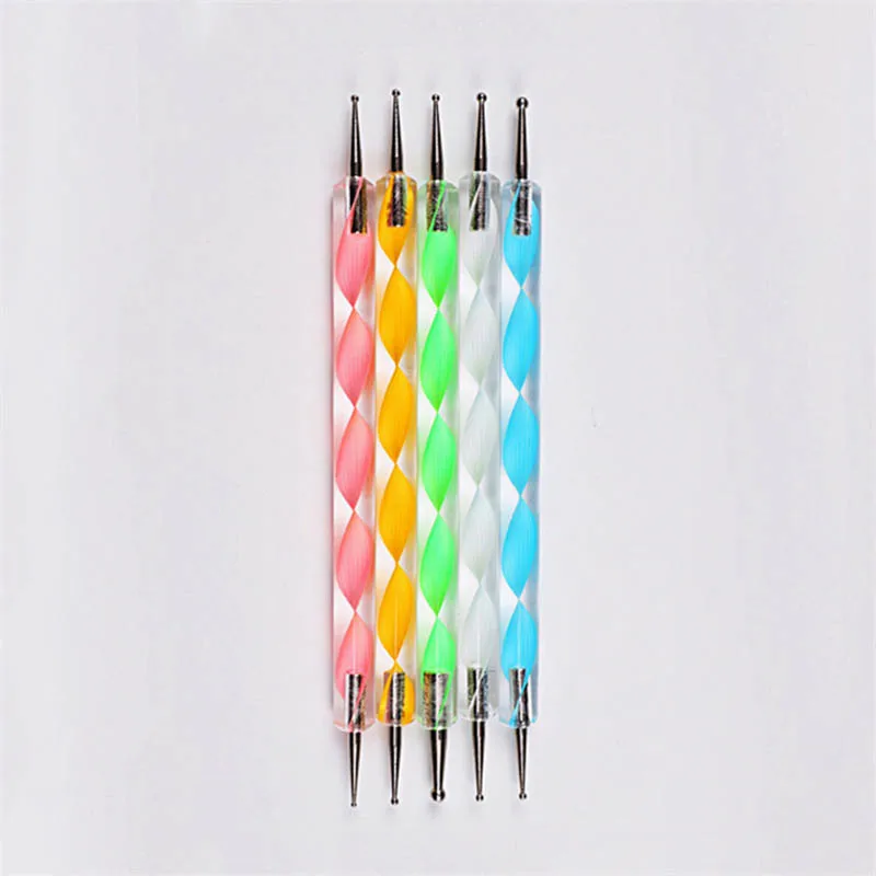 5 шт. набор УФ гель для рисования ногтей точечный кистей украшения салона маникюрный инструментов|Комплекты