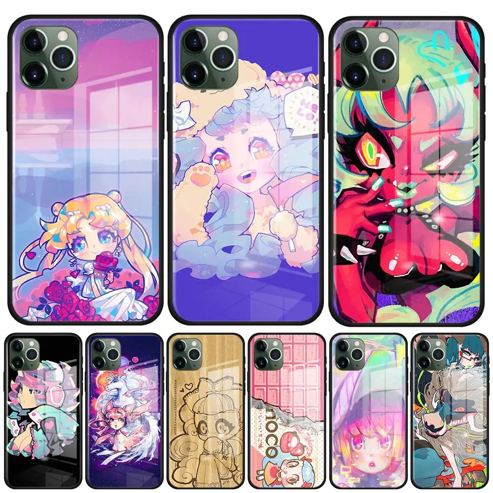 Милое Платье для девочек на день рождения подарок чехол телефона из закаленного