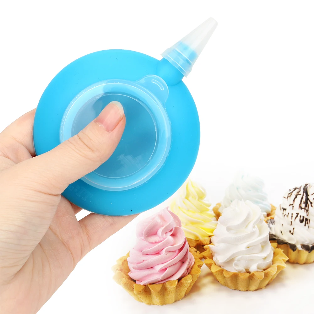Мини выдавливание крема насадки силиконовый горшок с 4 десерт для украшения