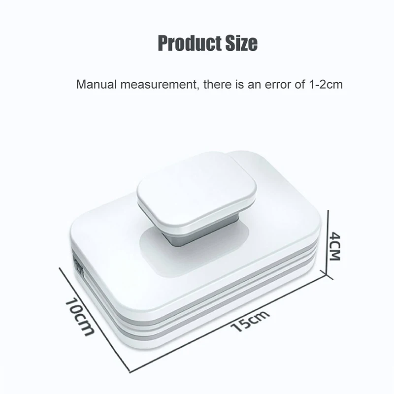 

Magnetic Glass Wiper Double Sided Home & Kitchen Cleaning Brush Wash Window Magnet Glass Cleaner Wiper Strip For Windows Outside
