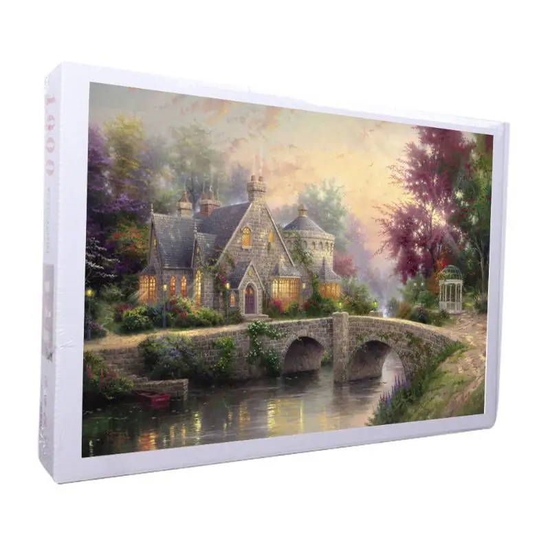

Jigsaw Puzzles 1000 Pieces for Adults Kids Large Puzzle Game Toys Gift Fun, Relaxing and ChallengingCottage