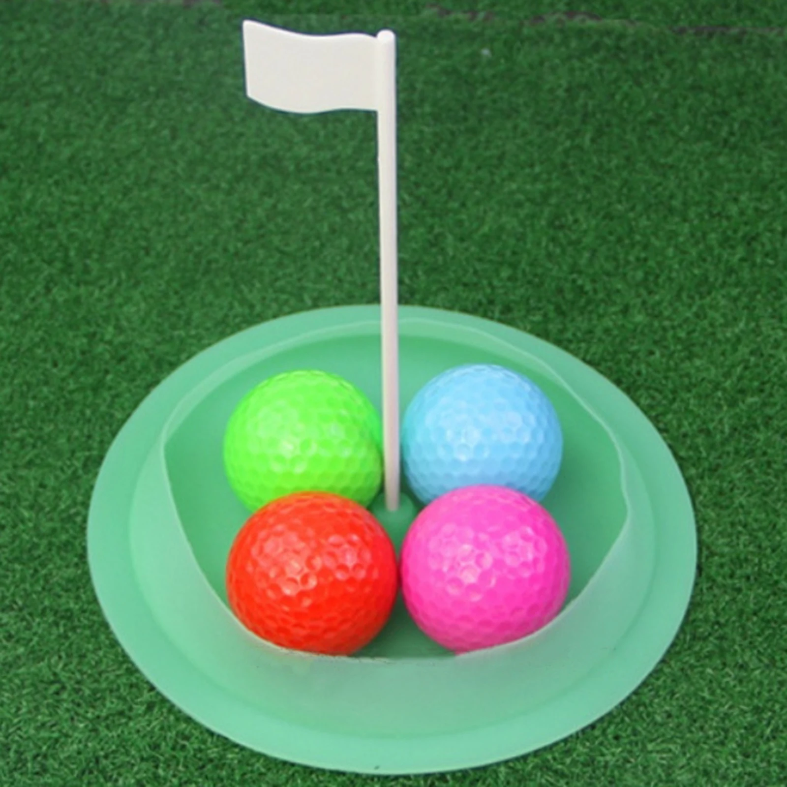 

Golf Putting Cups Practice Backyard Office Garden Home Mat Putting Practice Regulation Cups Diving Range Trainer Men Gift