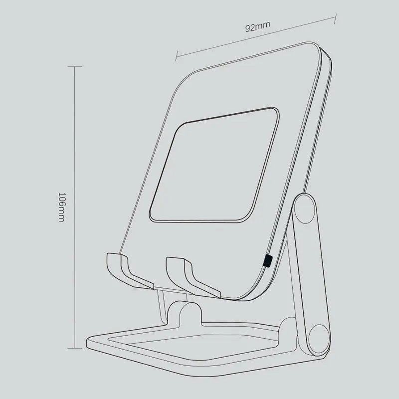 

New 15W Desktop Stand Wireless Charger Double Coil Qi Fast Charger For Mobile Phone Accessories Tablet Holder Bracket Stand