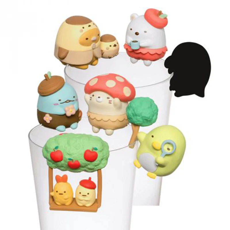 Прекрасный 7 шт./компл. аниме Sumikko Gurashi игрушечных пластиковых экшн фигурок
