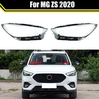 auto lamp light case for mg zs 2020 car front headlight lens cover transparent lampshade glass lampcover caps headlamp shell