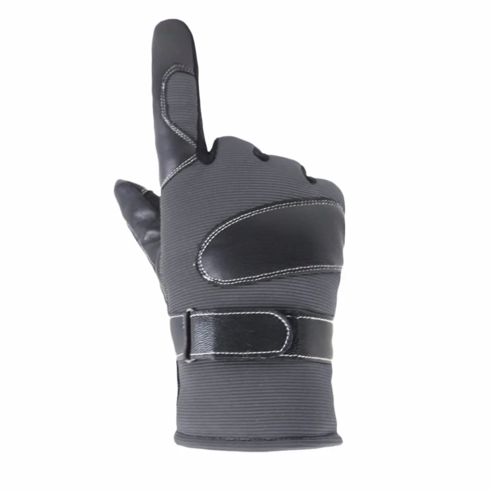 Мужские лыжные перчатки зимние дышащие плюс бархатные теплые для спорта на