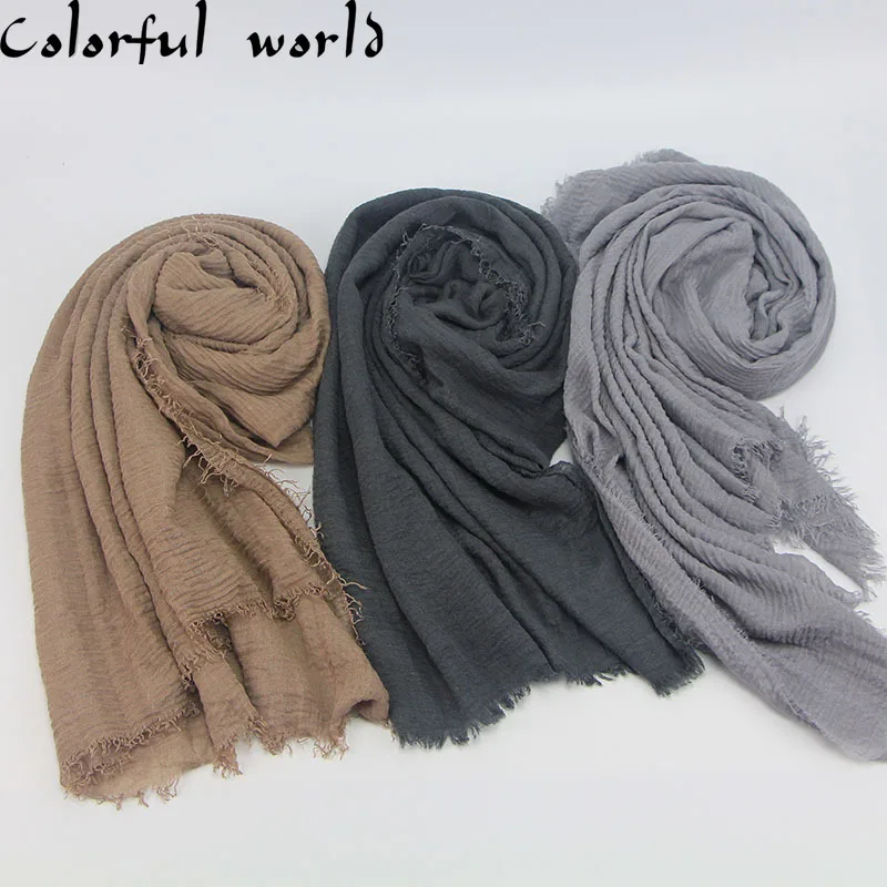 Мусульманский хиджаб для женщин мягкий хлопковый головной платок размером 90*180