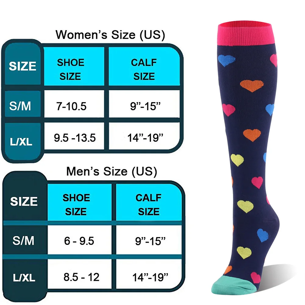 Wholesale Fashion Men and Women Outdoor Sports Sock 6 pairs per set Fitness Cycling Mountain Climbing Compression Socks