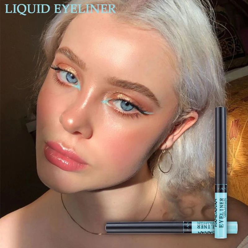 Жидкая подводка для глаз Cloroful водостойкая долговечная жидкая Гладкие