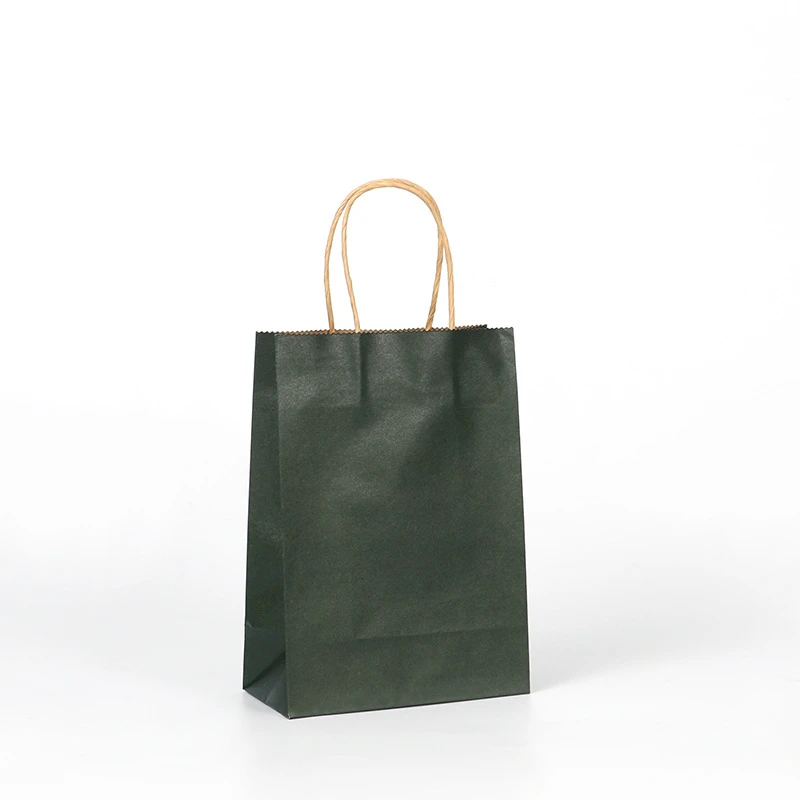 

30pcs/lot 3 size Gift Packing Paper Bags with Handles Kraft Paper Bags Recyclable Environmental Protection Paper Bag