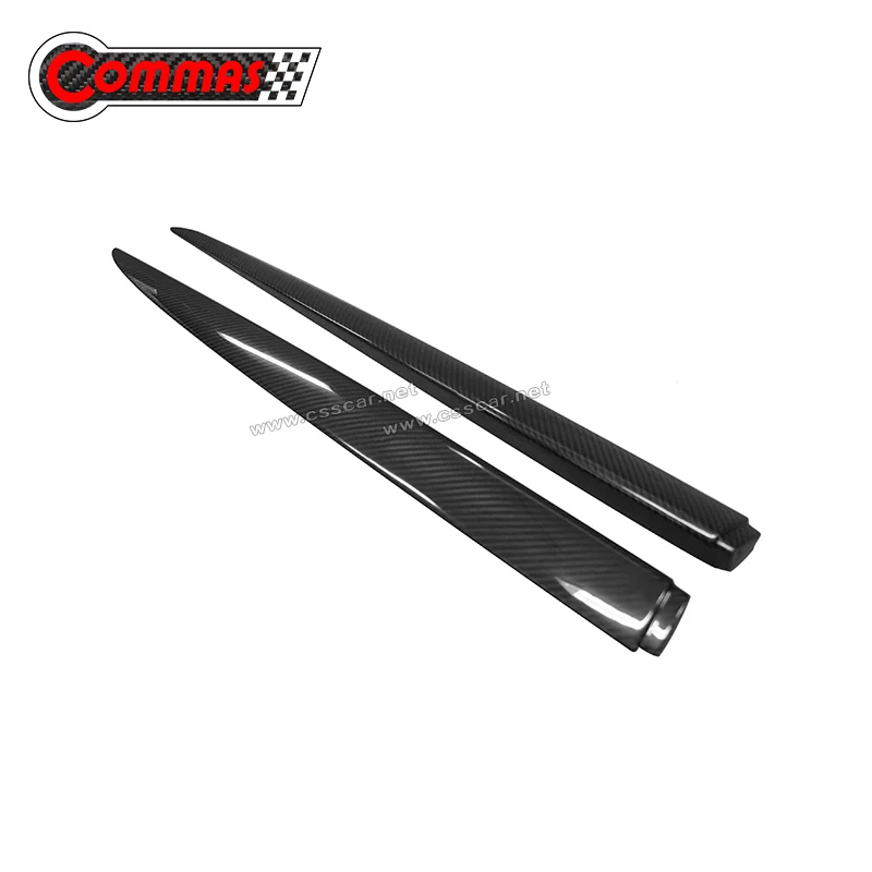 

carbon fiber side skirts fit for Mclaren MP4-12C 650S 650 add on style
