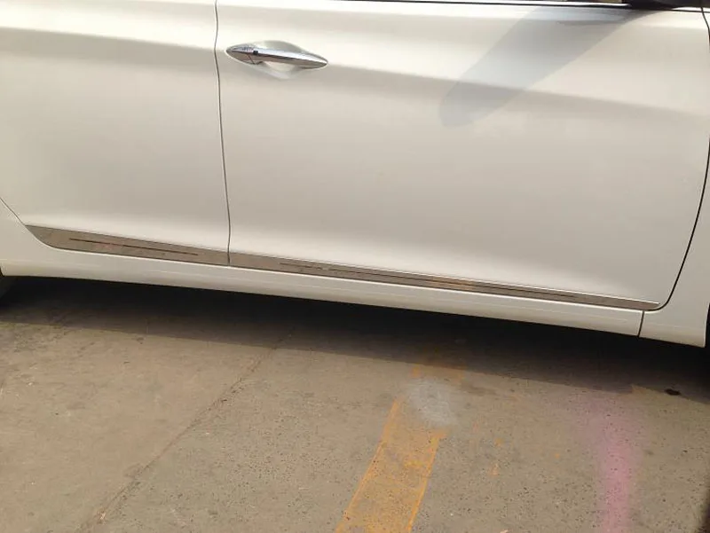 Отделка дверных полос хромированная накладка из нержавеющей стали декоративная