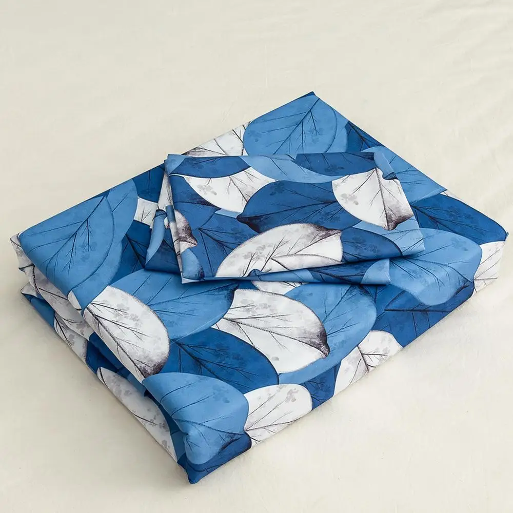 

Fashion Linens Plant pattern bedding set 2/3PCS Reactive printing Bed linen duvet cover set Quilt Cover Pillowcase Home Textile