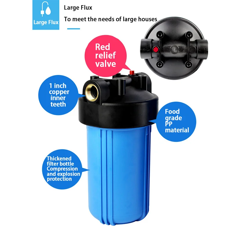 Фильтр для очистки воды всего дома домашний очистительный кран ванной 10 дюймов 20