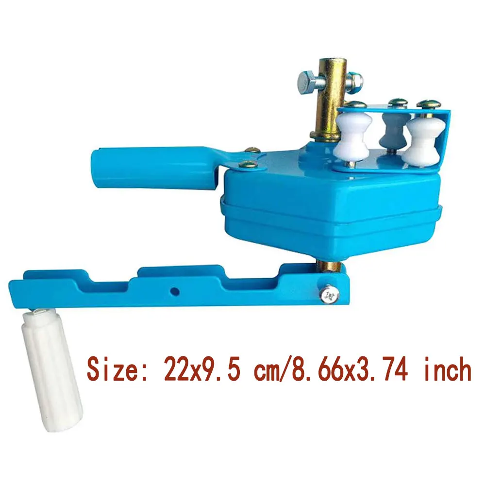 

Greenhouse Film Lifting Tools Hand Crank Rolling Up Device Shade Net Agricultural Side Film Coiling Rolling Blinds Crank Winch