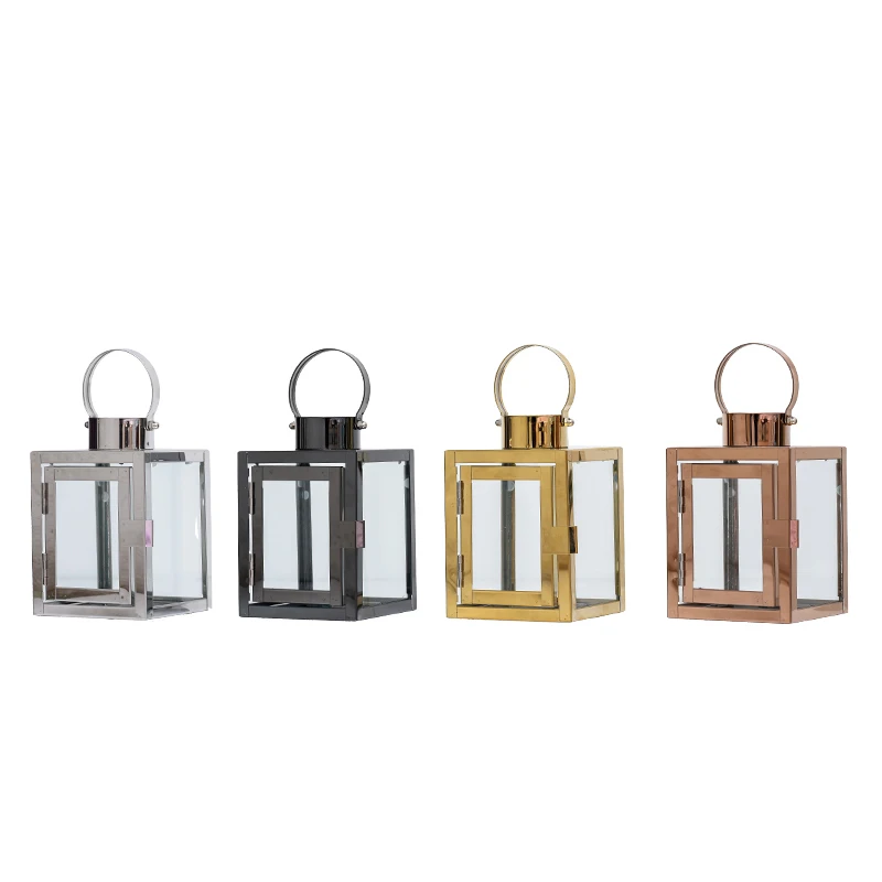 Европейский классический минималистичный мини-подсвечник из нержавеющей стали