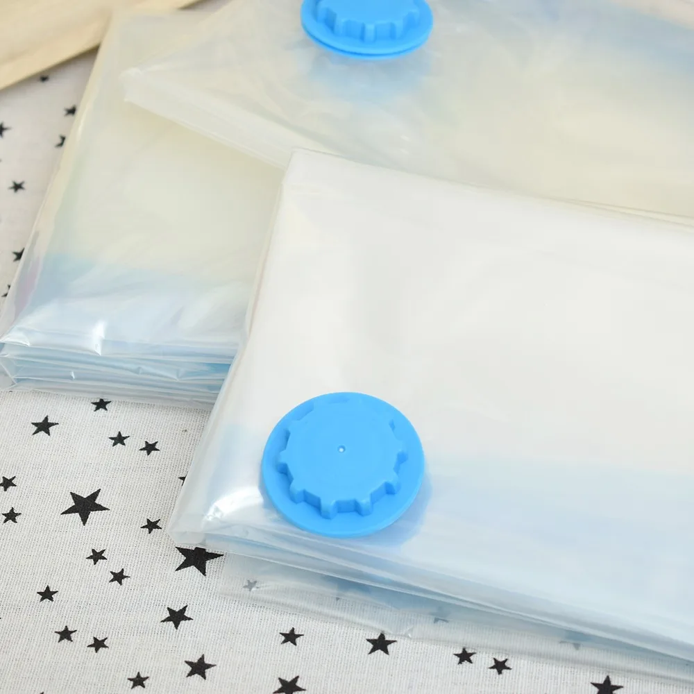 Горячая вакуумная сумка для хранения прозрачная граница складной очень большой