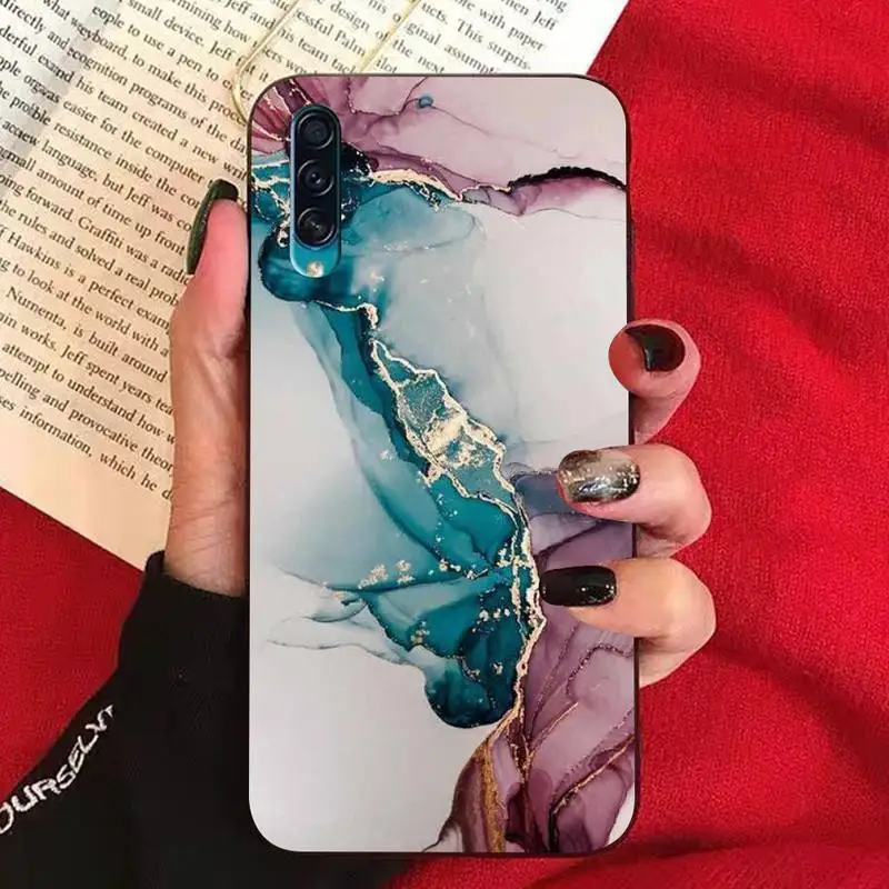 

Vintage Marble Phone Case for Samsung A51 01 50 71 21S 70 31 40 30 10 20 S E 11 91 A7 A8 2018