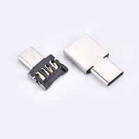 otg type c usb c micro usb to usb adapter type c data cable converter for xiaomi huawei samsung mouse usb flash drive 10pcs