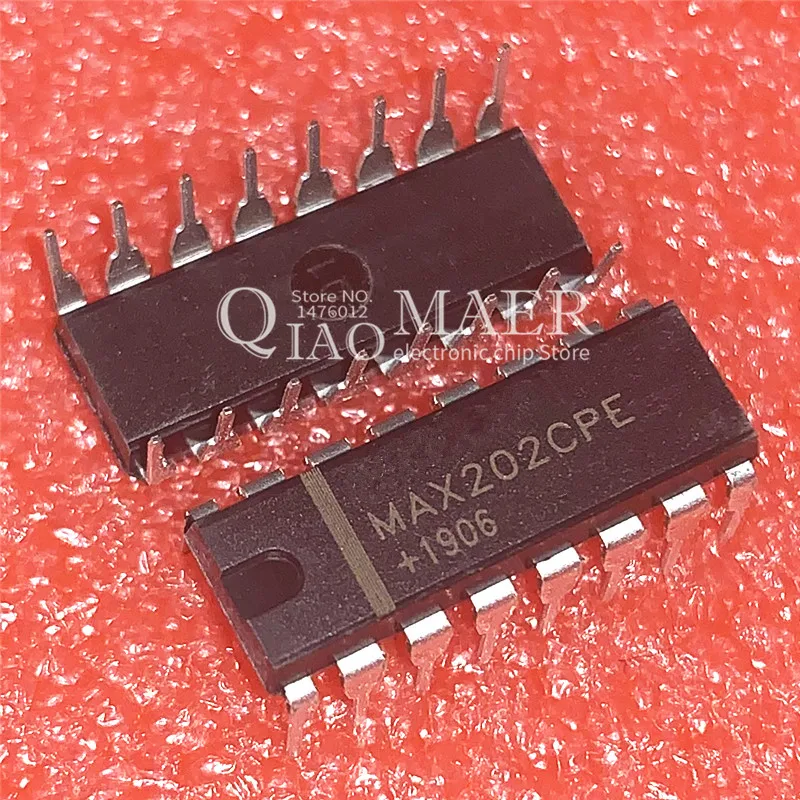 

10PCS/LOT MAX202CPE DIP MAX202EPE MAX202 DIP16 MAX232CPE MAX232 MAX232EPE Integrated circuit IC