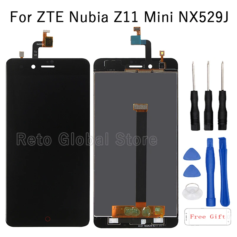 100% протестирован для zte Nubia Z11 Mini NX529J ЖК дисплей кодирующий преобразователь