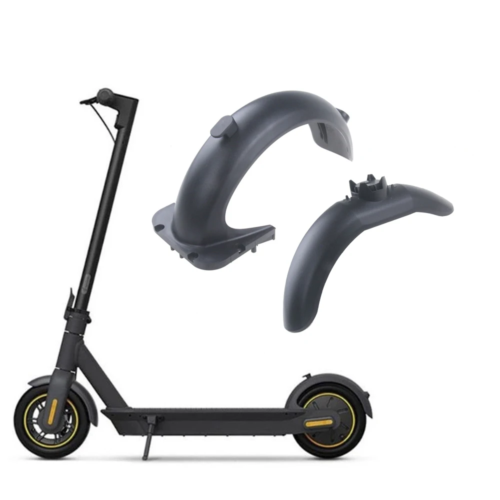 

Front and Rear Mudguard Kit Tire Fender Bracket Splash Prevention for Ninebot G30 Max Electric Scooter Repair Replacements