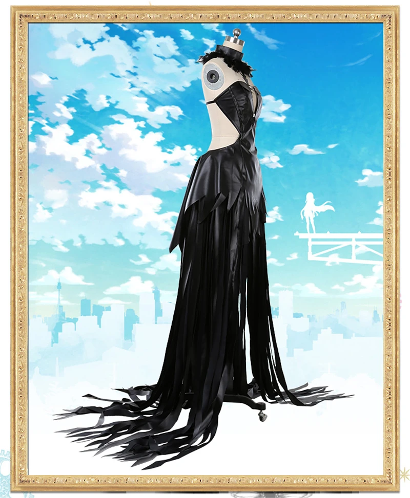 Аниме Puella Magi Madoka Magica Akemi Homura Devil Черный Косплей Costumefor для женщин Хэллоуин Униформа H
