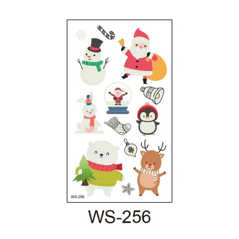 Детские игрушки Светящиеся временные тату-наклейки вечерние украшения