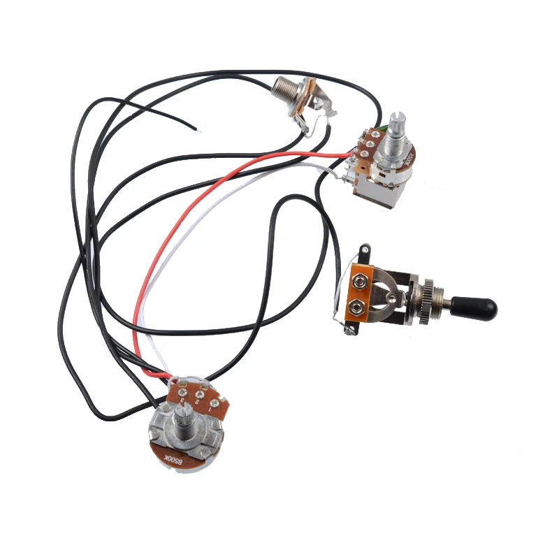 Переключатель для гитары предварительно смонтированный монтажный жгут томов и