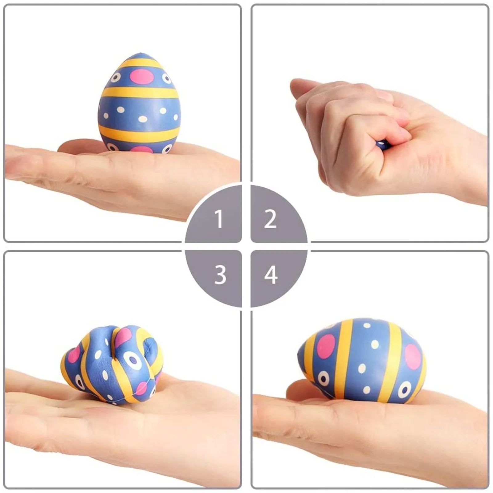 

Decompression Slow Re bound Toys Easter Eg g Set Decompression Toys 18PCS fidget toys popit scarf popit fidget toy c