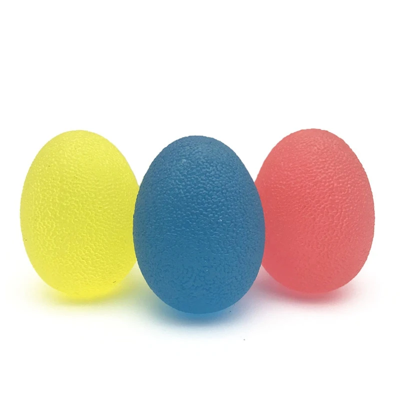 

3 Pcs Stress Relief Ball Hand Stress Balls Exercise Squeeze Eggs-Shape Hand Finger And Grip Strengthening Therapy Ball