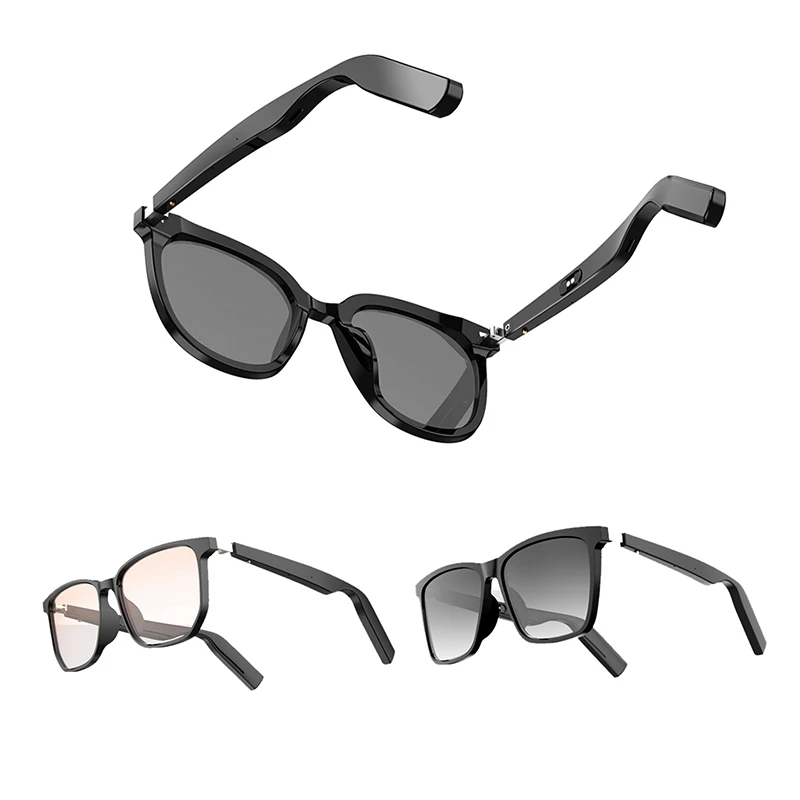 구매 스마트 블루투스 안경 지능형 5.0 안경 TWS 무선 음악 이어폰 안티 블루 편광 렌즈 선글라스, 스마트 블루투스 안경