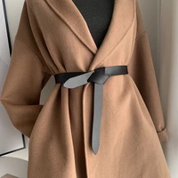 new pu leather belt for women high quality designer brand waist strap all match lady dress coat sweater decorative waistband