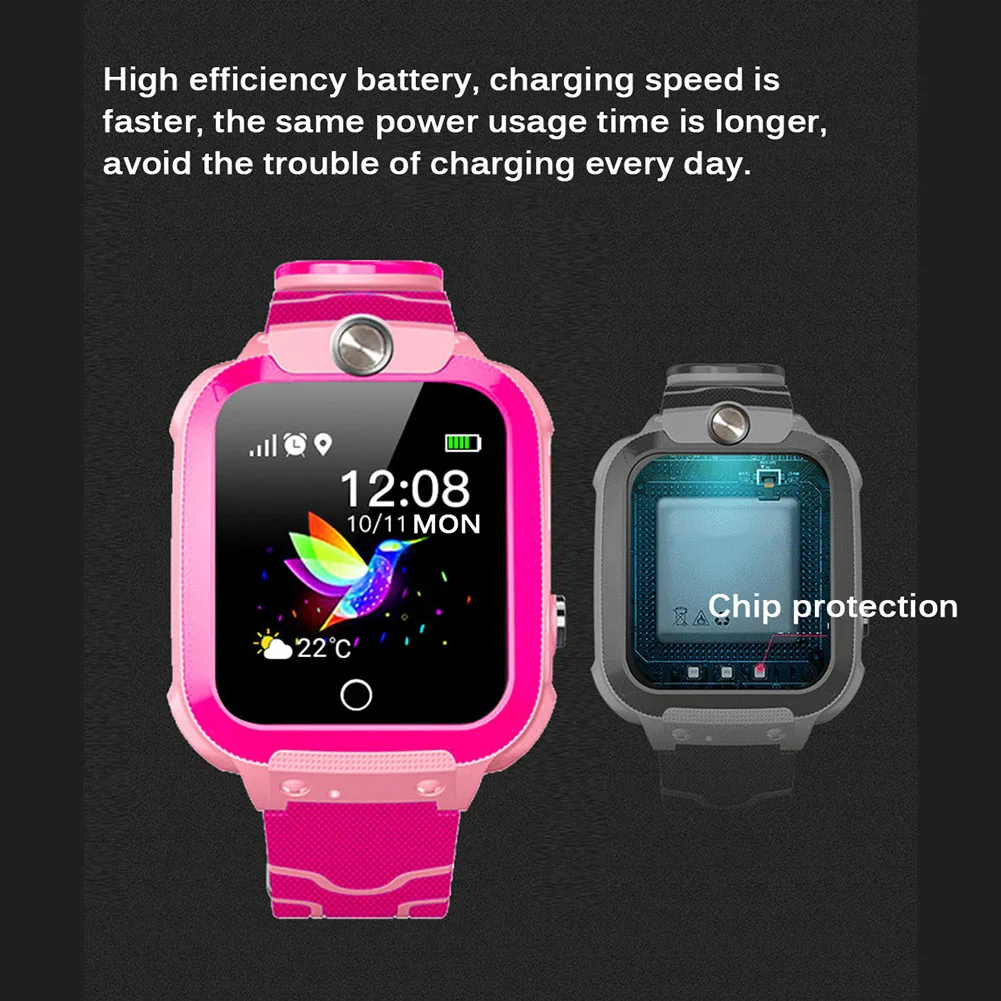

W01 Waterproof Anti-Lost Children Smart Watch with Fast Tracker Locator SOS Call For IOS Android