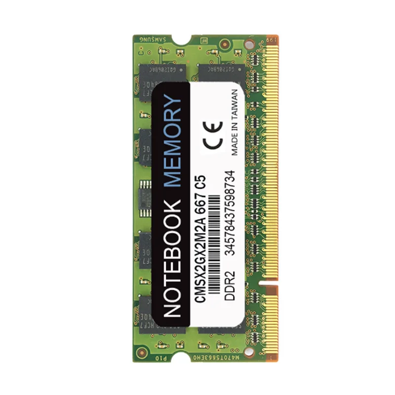2 Гб DDR2 667 МГц PC2-5300 (240 PIN) SODIMM памяти ноутбука Тетрадь ноутбук модулей Поддержка