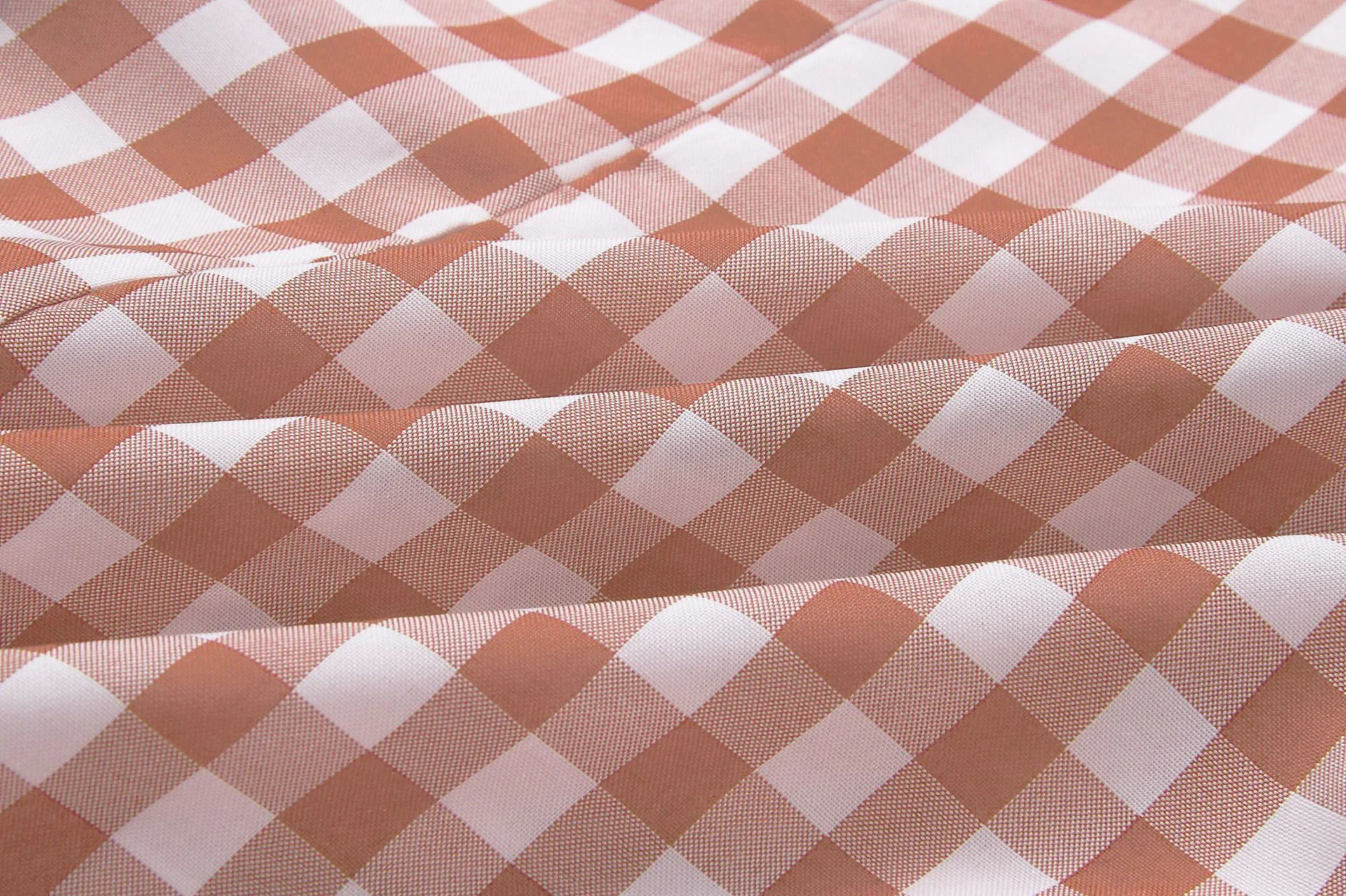 

2021 Summer Sweet Fashion Plaid Lace up Sexy Open Back Zipper Ruffle Short Dress