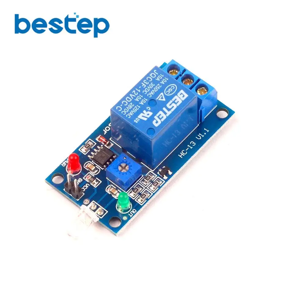 1 канальный модуль фотодиода постоянного тока 12 В релейный оптический