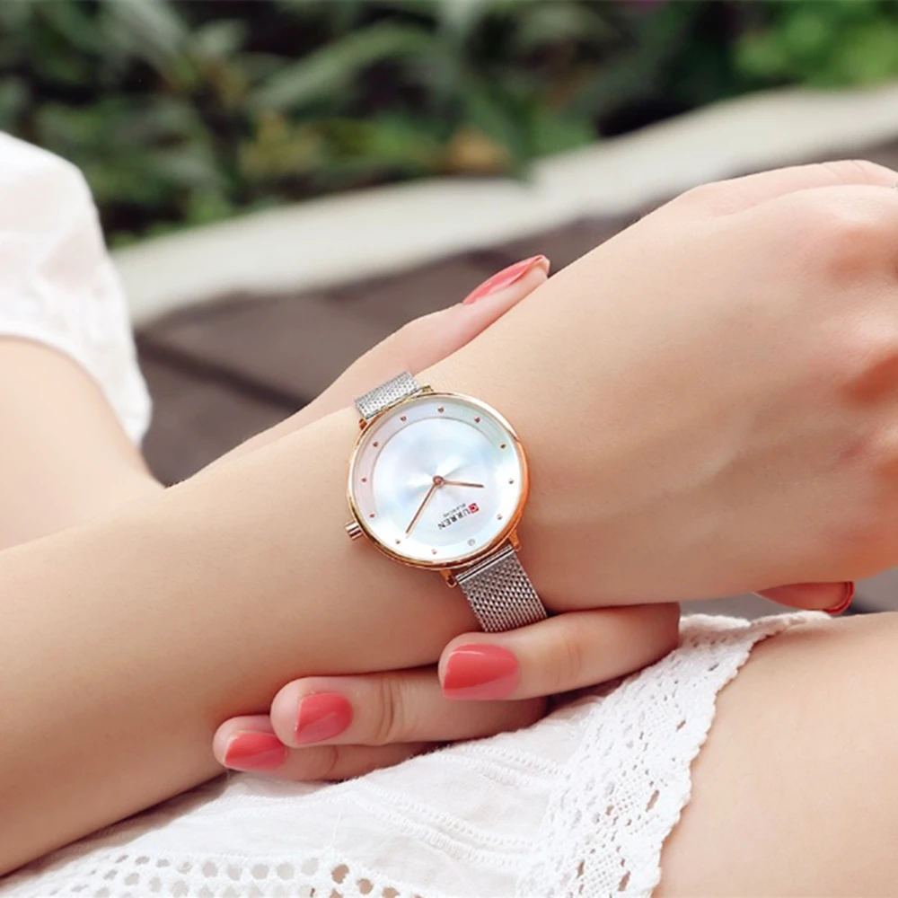 

Luxury Brand Lady Crystal Watch Women Casual Dress Bracelet Watches CURREN Reloj Mujer 2018 Quartz Wrist Watch Relogio Feminine