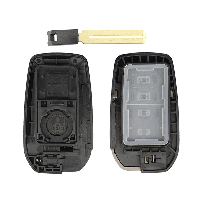 Чехол-накладка для автомобильного ключа KEYECU Toyota фортунер правый Camry Rav4 Highlander Crown 2