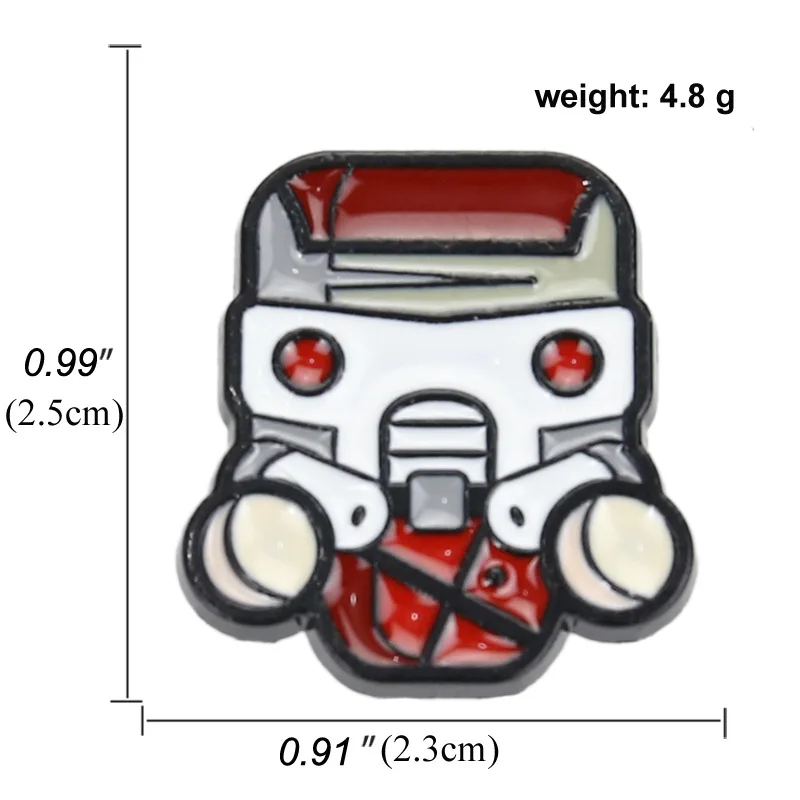 Мультфильм маленький монстр инопланетянин брошь капать масло студент пальто