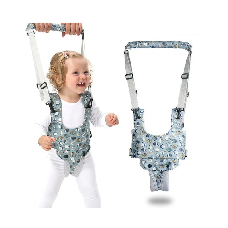 

Детская шлейка с мультяшным принтом, многофункциональный ремень для обучения ходьбе, с ассистентом по ходьбе, с совами, со съемными крыльям...