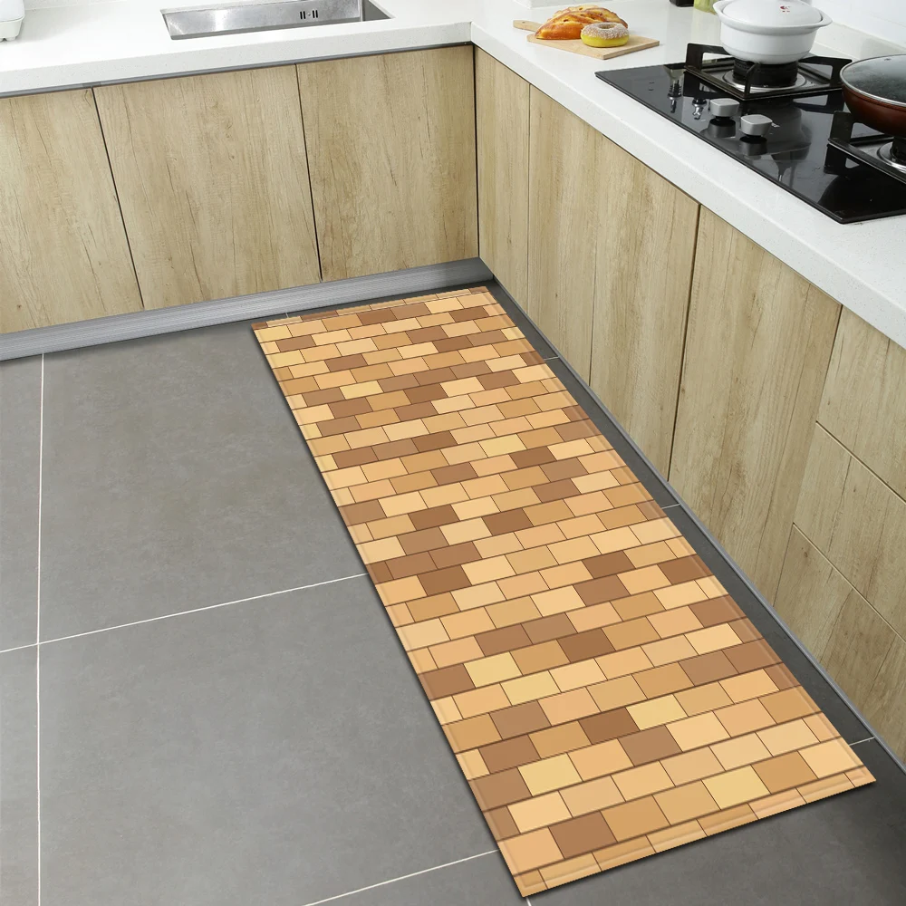 Скандинавский кухонный коврик напольное украшение для спальни прикроватного