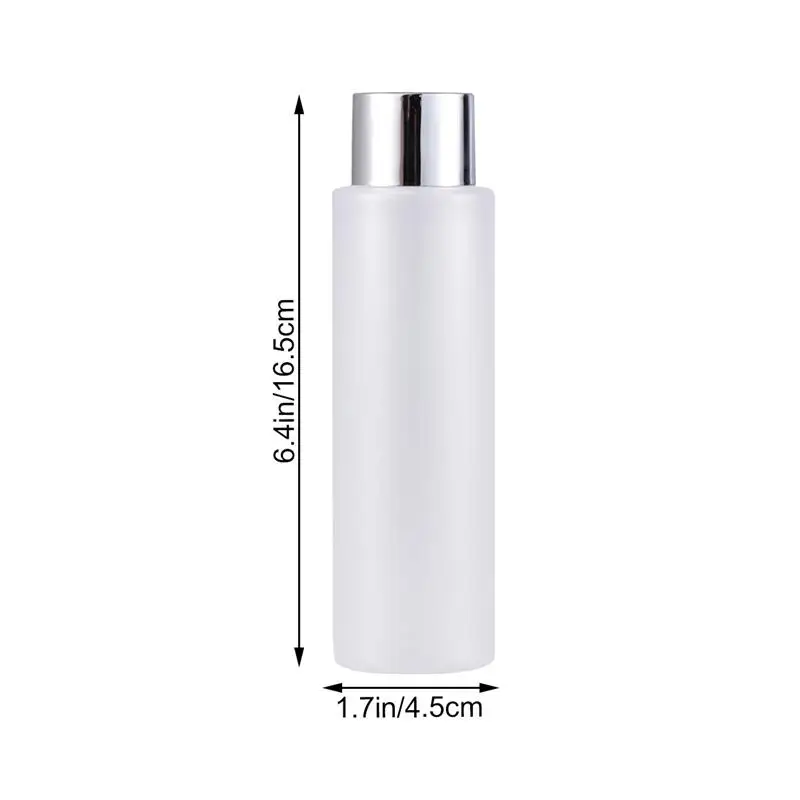 

4pcs 200ml Refillable Empty Plastic Toner Bottle PET Dispenser Container Jar Pot for Lotions Emollient Water Shower Gel Emulsion