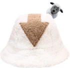 Панама из овечьей шерсти, зимняя теплая крутая шляпа из искусственного меха со стрелками, Женская утолщенная шляпа, шляпы для рыбалки на открытом воздухе, Панама