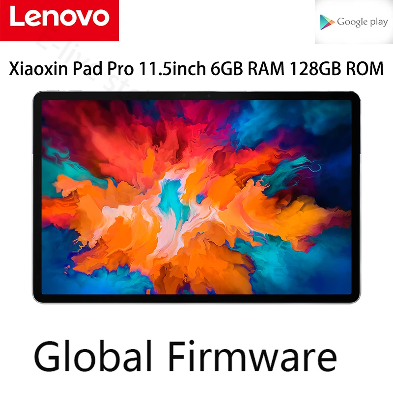 Глобальная прошивка Поддержка Lenovo Xiaoxin Pad Pro Snapdragon 730 Восьмиядерный 6 ГБ ОЗУ 128 Rom 11 5