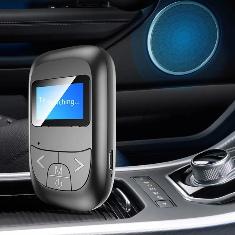 2 в 1 беспроводной приемник с ЖК-экраном стерео музыкальный ресивер 3 5 мм Aux